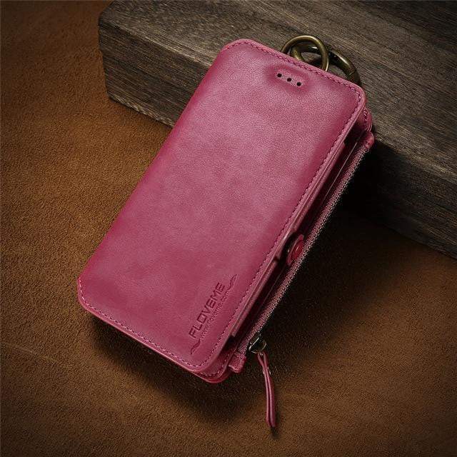 FLOVEME Luxury Retro Phone Case Wallet