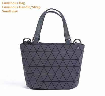 Multiple-Style Glow in Dark Premium Quality Designer Luminous Geometric Shoulder Handbag For Women