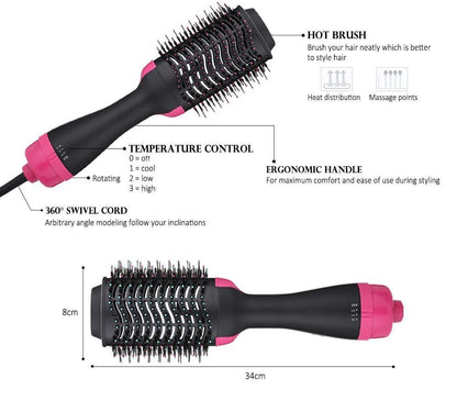 2 in 1 Hair Dryer Brush