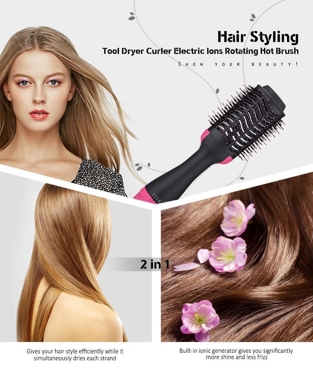 2 in 1 Hair Dryer Brush