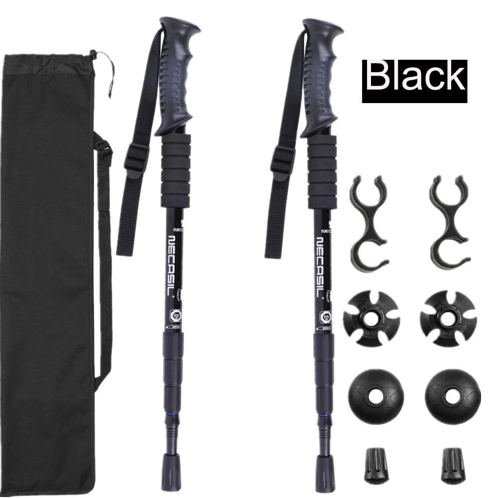 2pcs/lot Trekking Poles Hike Walking Stick Nordic Walking Cane