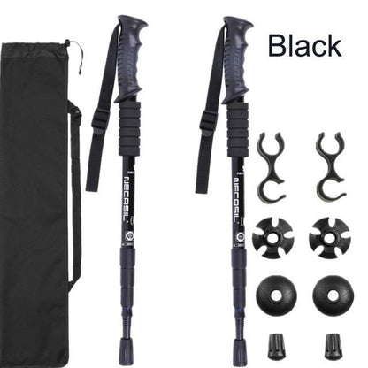 2pcs/lot Trekking Poles Hike Walking Stick Nordic Walking Cane