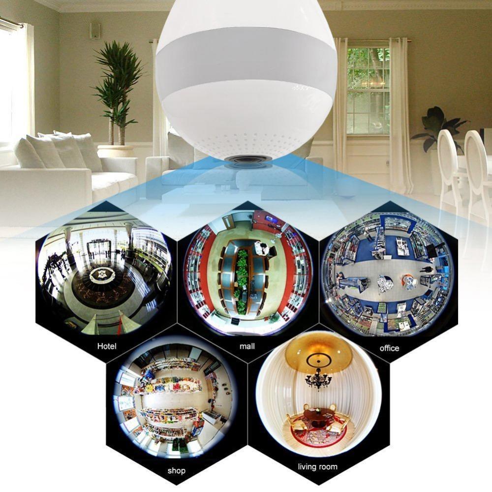 Home Security Wireless Surveillance Camera Light Bulb