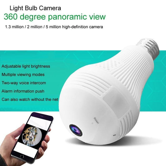 360 Degree Video Camera Panorama Bulb With Hotspot Wireless WiFi