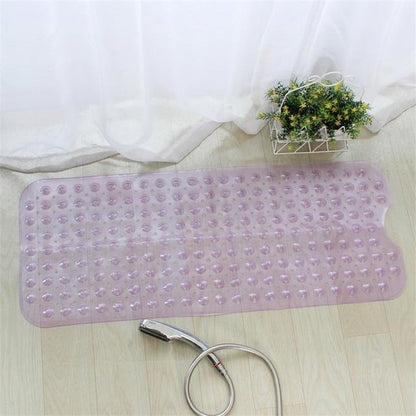 Anti-skid Bath Mat Soft Bathroom Massage Mat Suction Cup Non-slip Bathtub Carpet