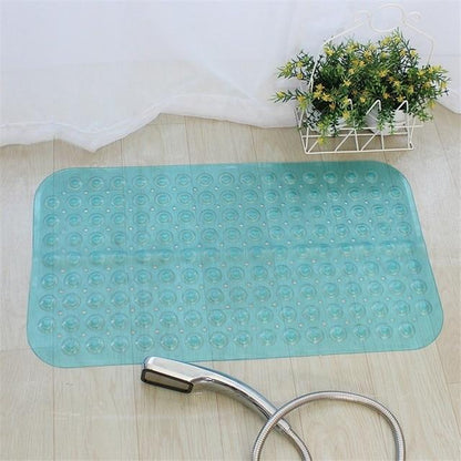 Anti-skid Bath Mat Soft Bathroom Massage Mat Suction Cup Non-slip Bathtub Carpet