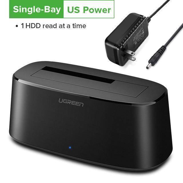 HDD Docking Station SATA to USB 3.0 for 2.5 and 3.5 SSD Hard Drive Enclosure