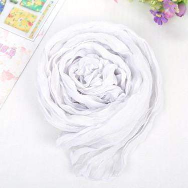 Fashion Casual Foulard All-match Solid Soft Cotton Long Scarf Women Scarves