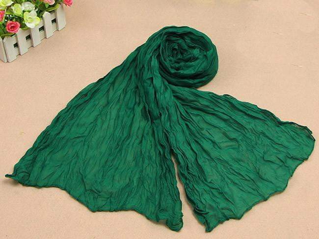 Fashion Casual Foulard All-match Solid Soft Cotton Long Scarf Women Scarves