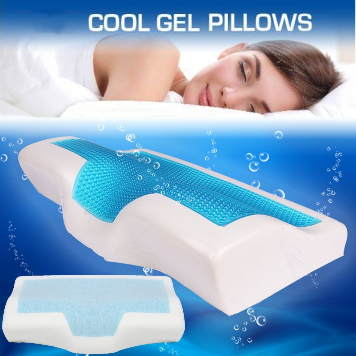 Cooling Memory Foam Gel Pillow