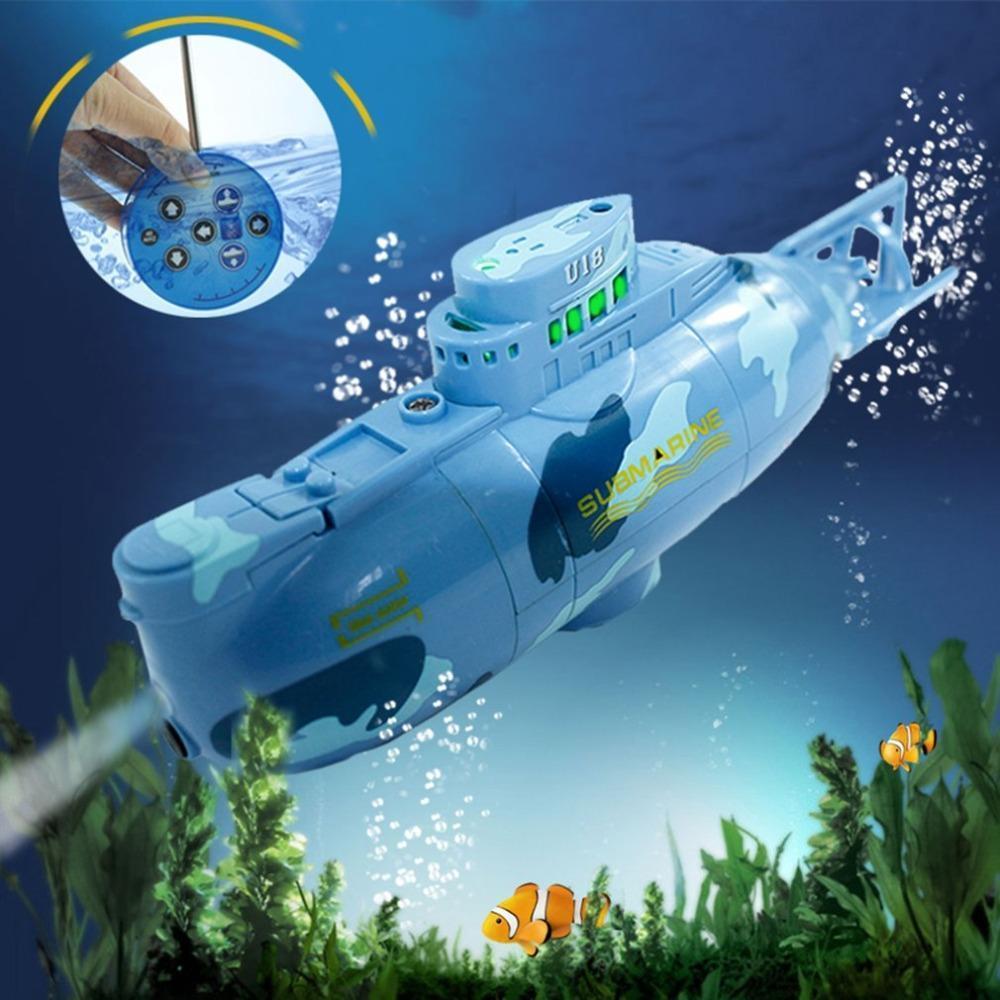 Mini RC Submarine with Radio Control & LED