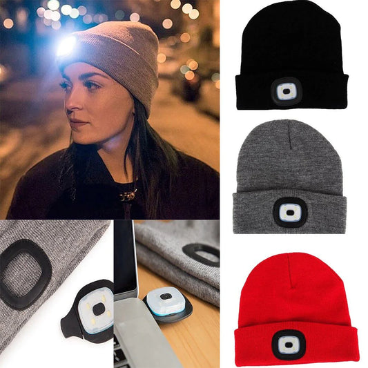Rechargeable Beanie (LED Headlamp)