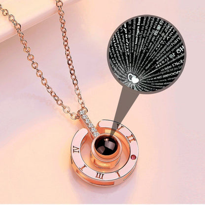 100 Language Secret I Love You Necklace