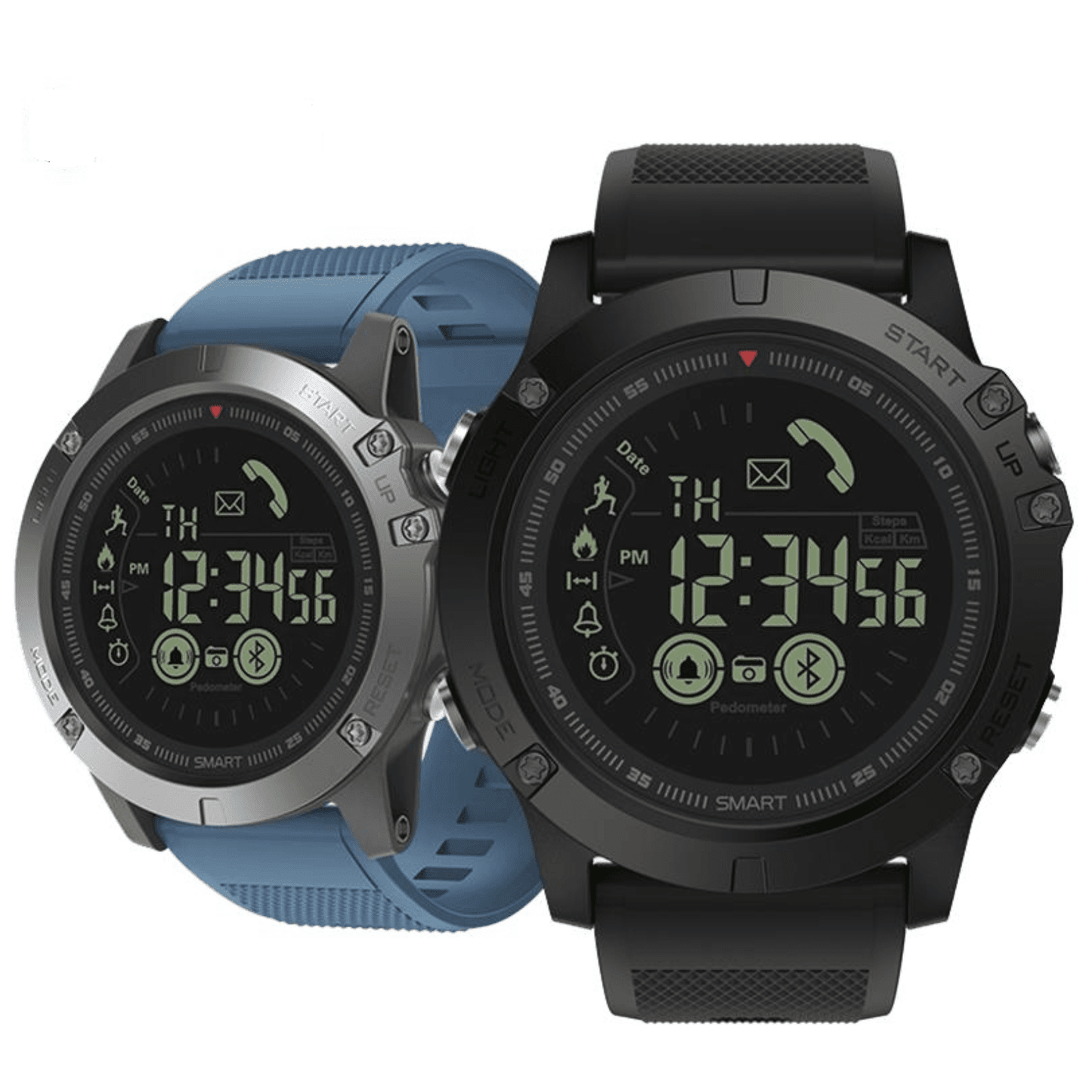 Rugged Waterproof Smartwatch and Fitness Tracker For IOS And Android