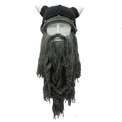 The Legendary Barbarian Beard Beanie - VikingX