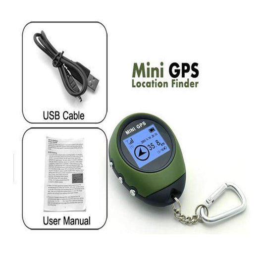 Keychain GPS Navigation USB - Climbing Outdoor Travel Portable Keychain Hiking & Camping GPS