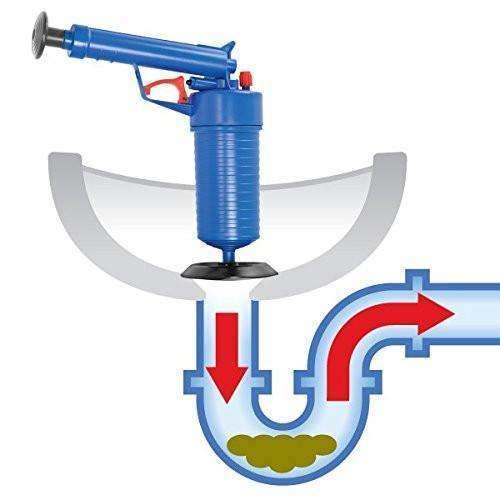 High Pressure Air Drain Blaster - Drain Cleaner Clogged Pipes and Drains