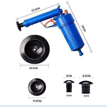 High Pressure Air Drain Blaster - Drain Cleaner Clogged Pipes and Drains