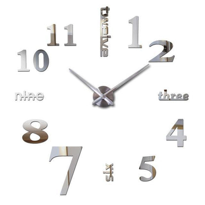 3d Large Wall Clock