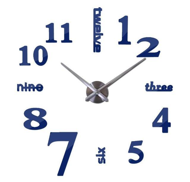 3d Large Wall Clock