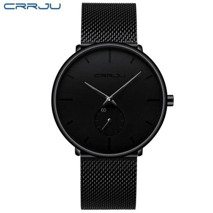 Fashion Mens Watches Top Brand Luxury Quartz Watch Men Casual Slim Mesh Steel Waterproof Sport Watch Relogio Masculino