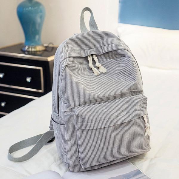 Pastel Corduroy Backpack