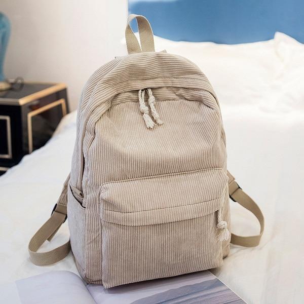 Pastel Corduroy Backpack