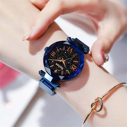 Luxury Women Watches Magnetic Starry Sky Female Clock Quartz Wristwatch Fashion Ladies Wrist Watch