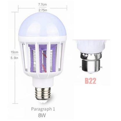 s AC175~220V LED Mosquito Killer Bulb E27/B22 LED Bulb For Home Lighting Bug Zapper Trap Lamp Insect Anti Mosquito Repeller Light