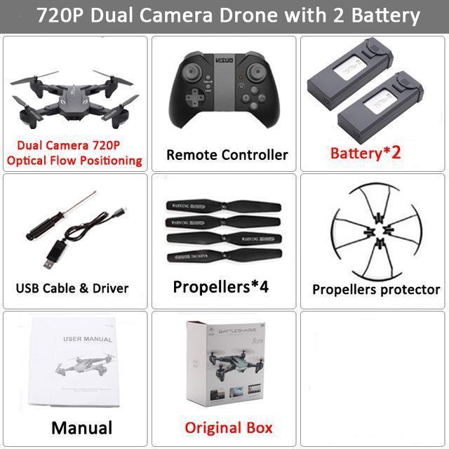 Ultra-Clear 4k Dual Camera Selfie Drone With Gesture Shooting