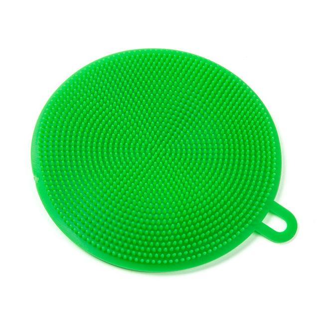 Multifunction Silicone Dish Bowl Scouring Pad Magic Wash Brushes Kitchen Pot Cleaning Washing Tool Kitchen Cleaning Brush