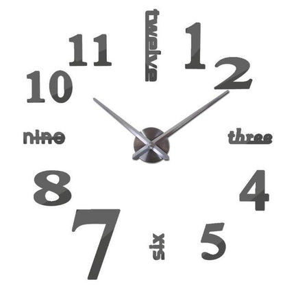 3d Large Wall Clock