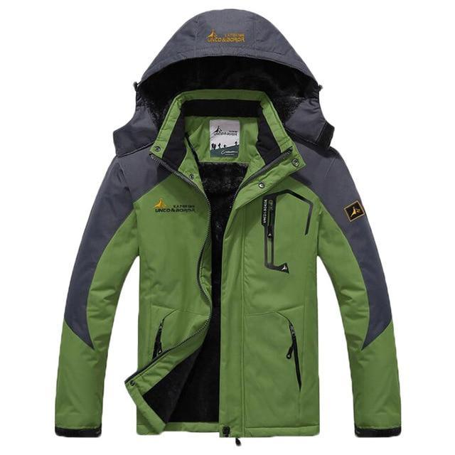 Premium Windproof Coat Men's Parka for Winter