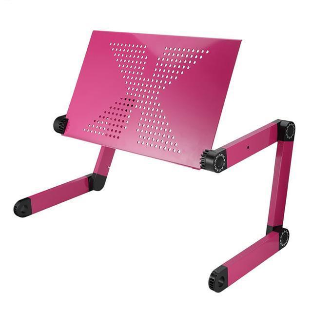 Ergonomic Adjustable Laptop Stand Folding Bed Desk Table