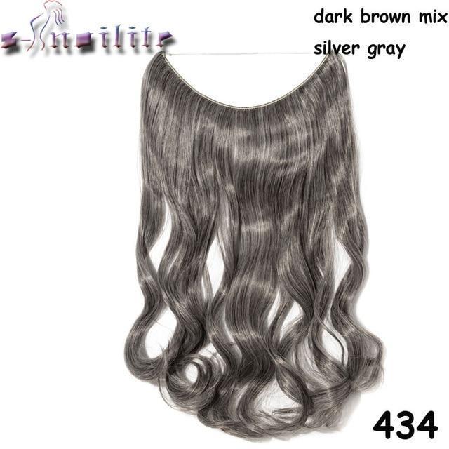 Invisible Halo Hair Extensions Silky Straight Hair