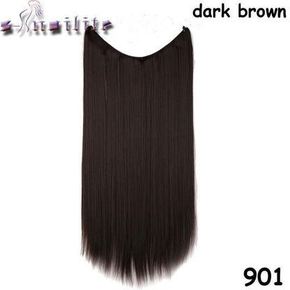 Invisible Halo Hair Extensions Silky Straight Hair