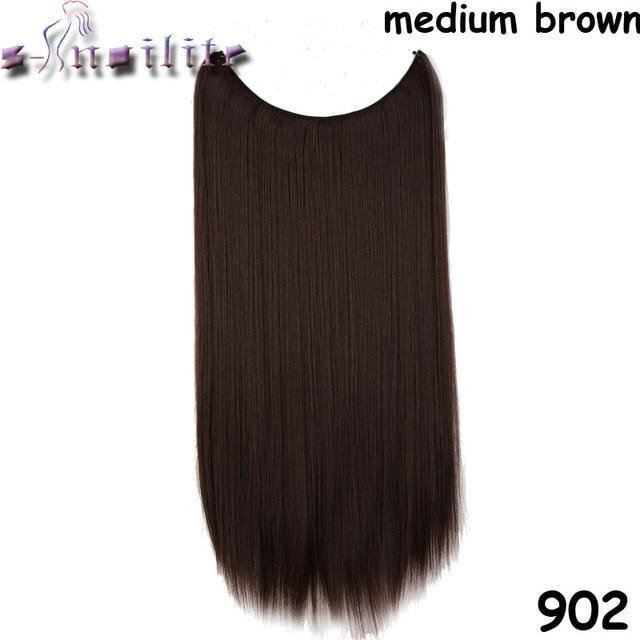 Invisible Halo Hair Extensions Silky Straight Hair