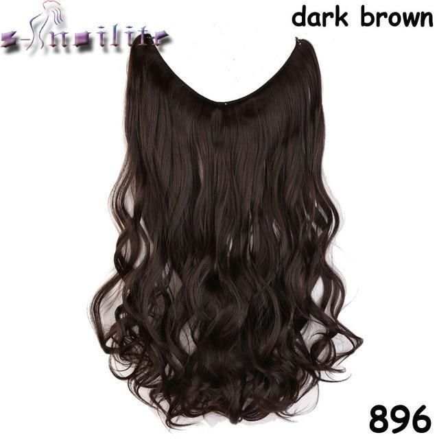 Invisible Halo Hair Extensions Silky Straight Hair