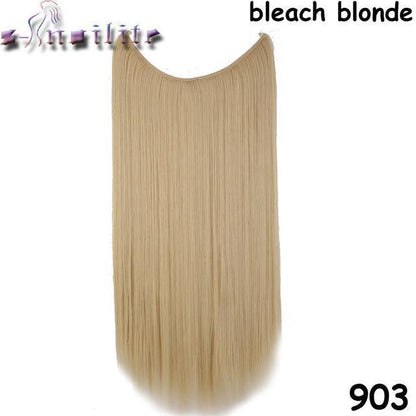 Invisible Halo Hair Extensions Silky Straight Hair