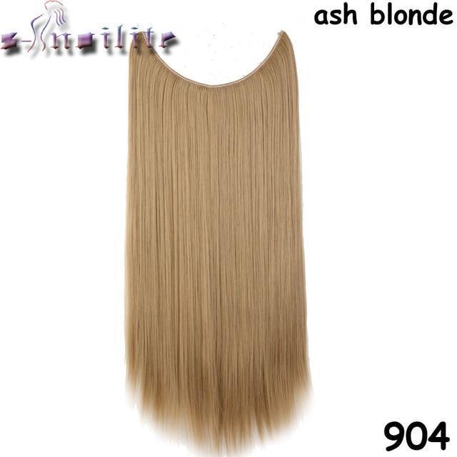 Invisible Halo Hair Extensions Silky Straight Hair