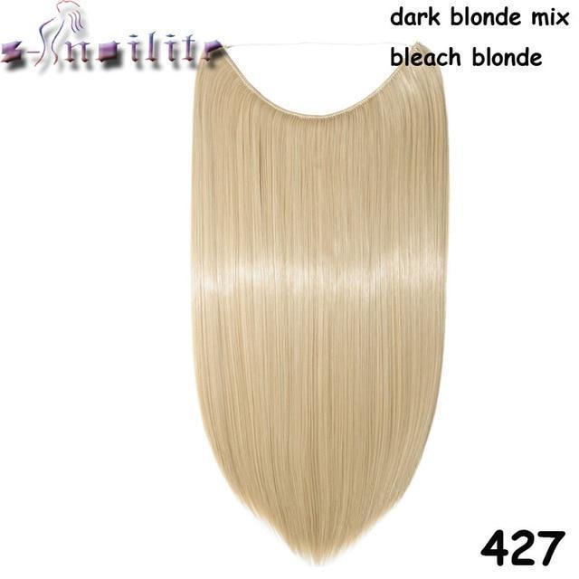 Invisible Halo Hair Extensions Silky Straight Hair