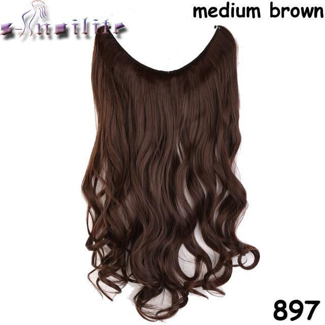 Invisible Halo Hair Extensions Silky Straight Hair