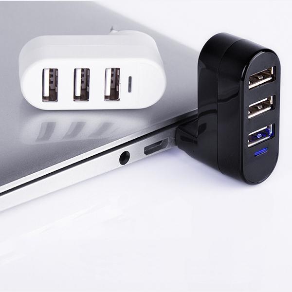 180-Degree Rotatable USB Hub