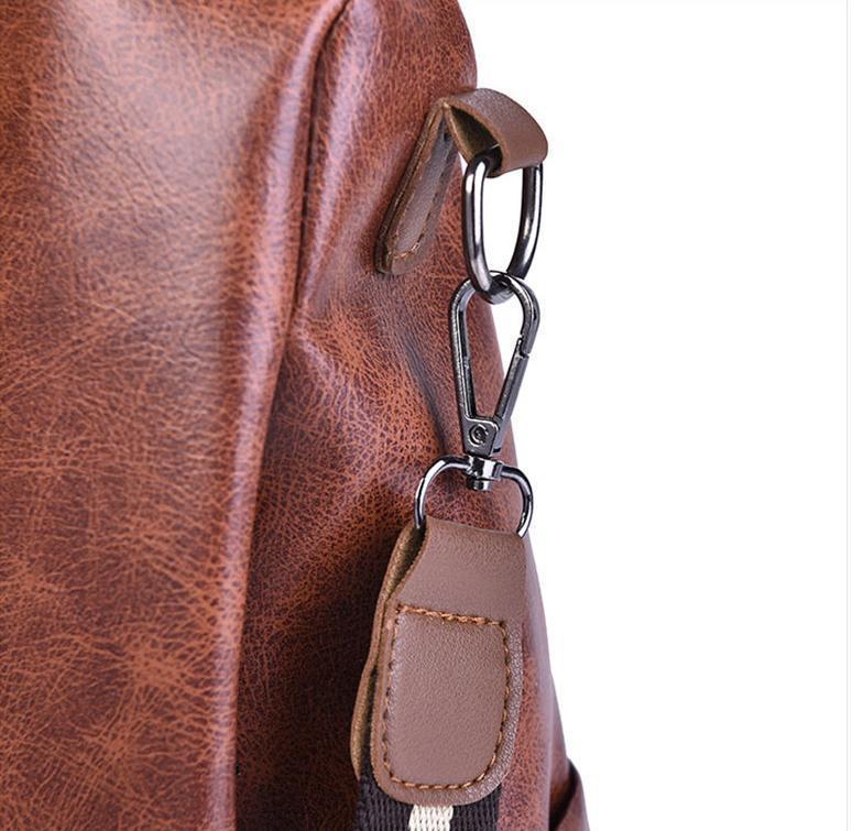 Women's Anti-theft Leather Backpack