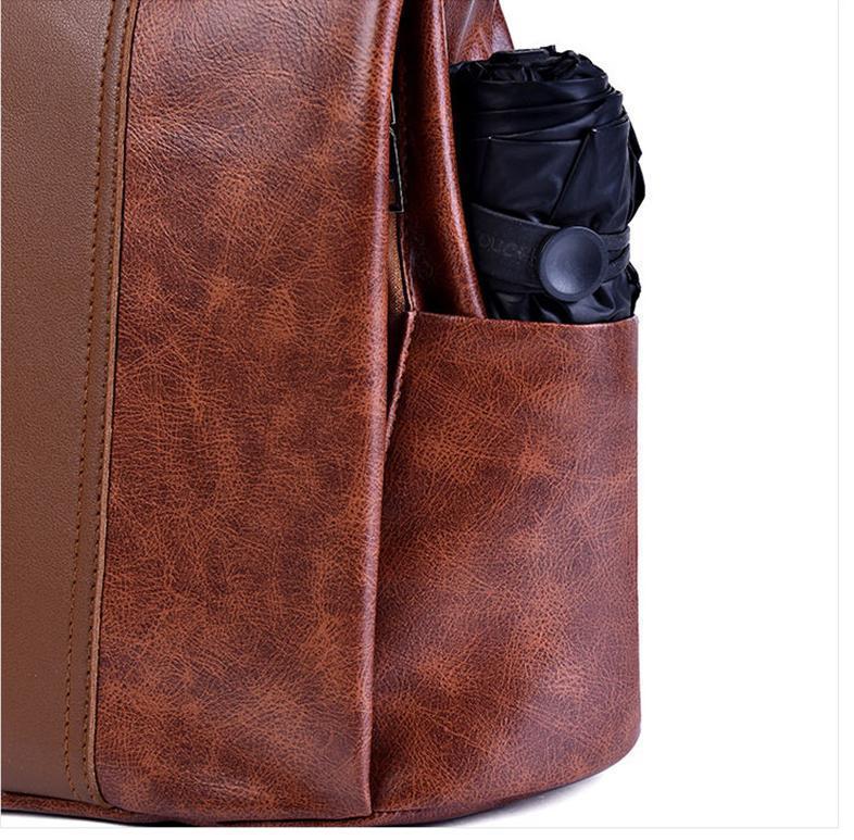 Women's Anti-theft Leather Backpack