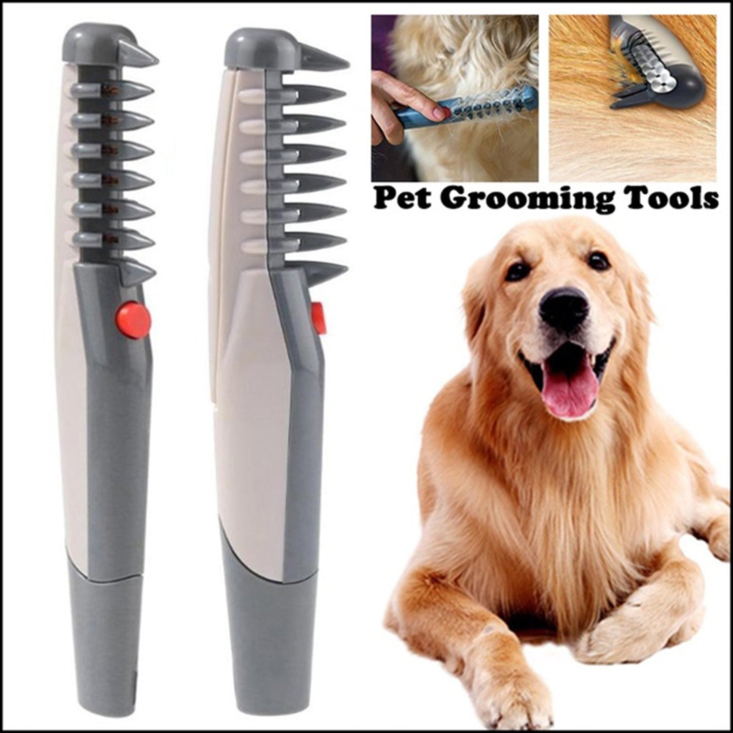 Electric Dog Cat Comb Hair Trimming Grooming